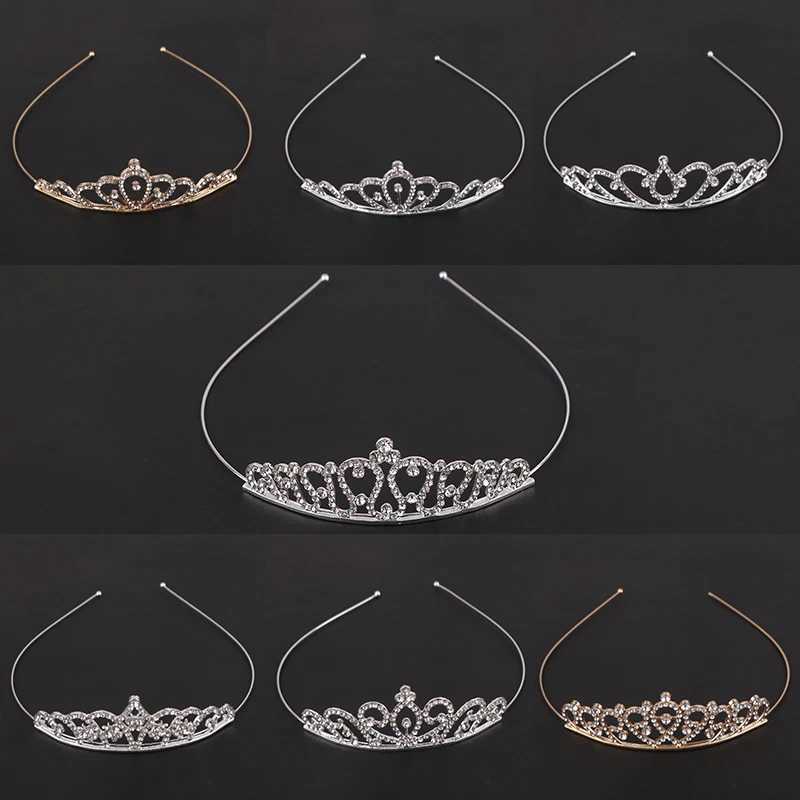 Sweet Princess Tiara Birthday Party Crown Performance Party Decorative Queen Tiaras Beauty Pageant Bride Wedding Hair JewelryX241007