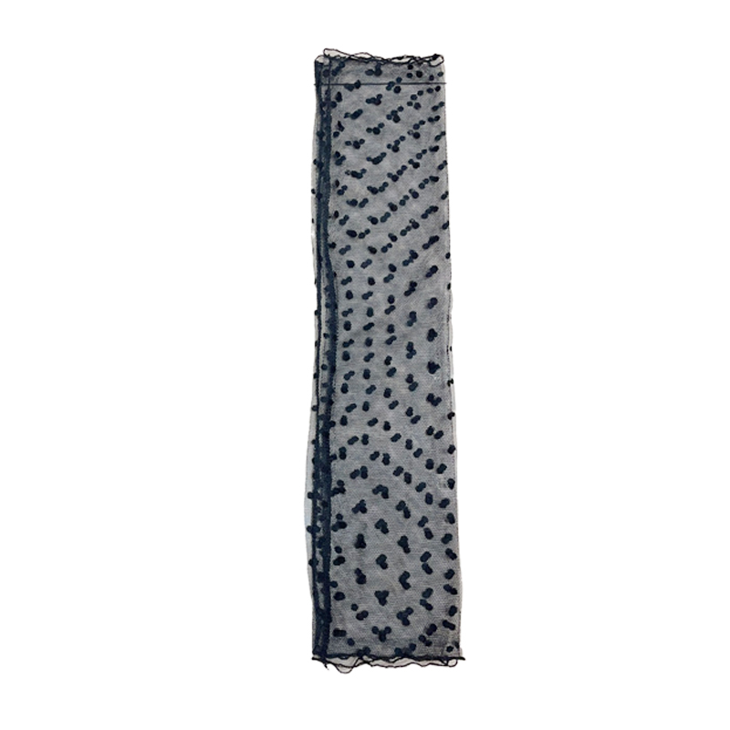Summer Outdoor Ice Sleeve Thin Mesh Sleeve Foot Cover Half Finger Lace Arm Sleeve Gold and Silver Silk Sunscreen Sleeves