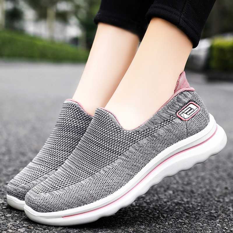 Smooth womens running shoes breathable womens running shoes comfortable gym outdoor fitness walking and jogging shoes Y241007