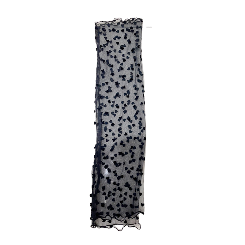 Summer Outdoor Ice Sleeve Thin Mesh Sleeve Foot Cover Half Finger Lace Arm Sleeve Gold and Silver Silk Sunscreen Sleeves