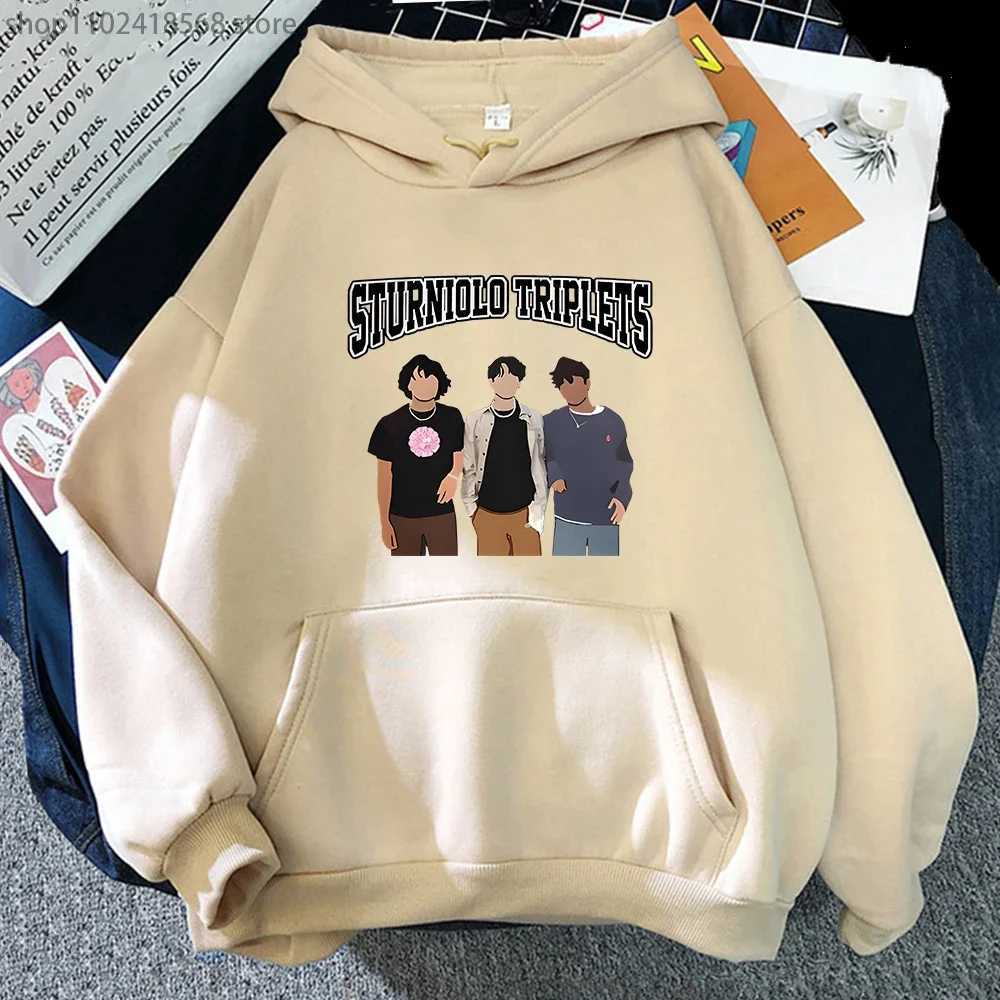 Men's Hoodies Sweatshirts rniolo Triplets Group Hoodie Fashion Music Rapper Graphic Sweatshirt Men Clothing High Strt Strtwear Women Y2k Pullover