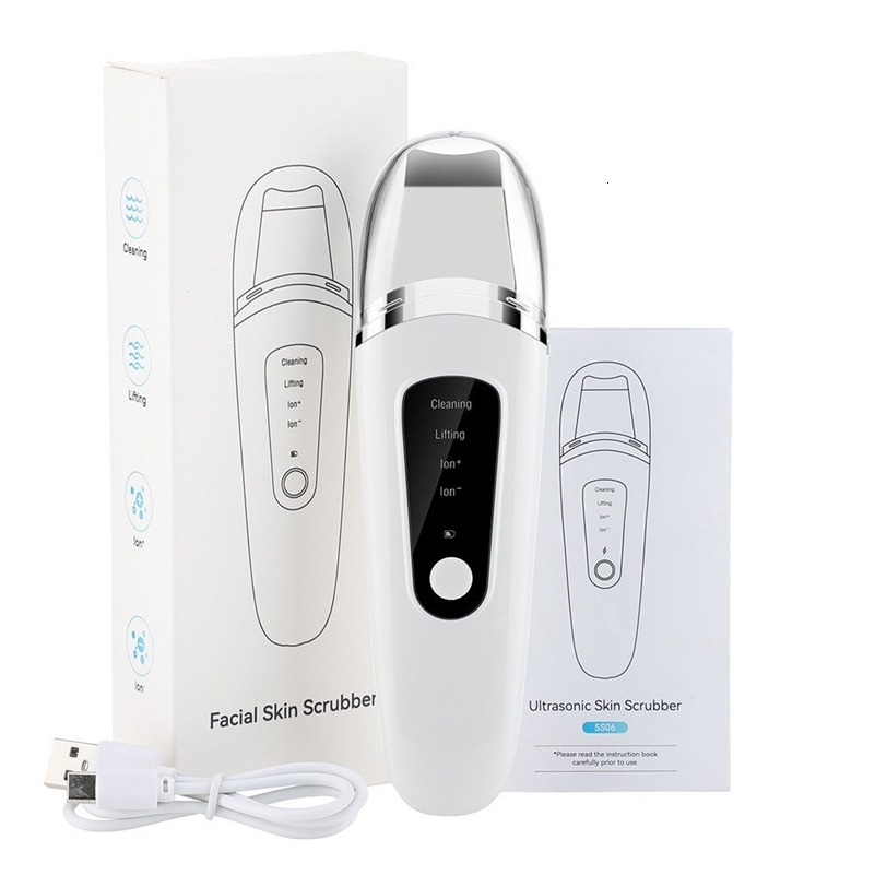 Ultrasonic Skin Scrubber Face Spatula Exfoliator Scraper and Blackhead Remover Pore Cleaner Deep Cleansing y240911