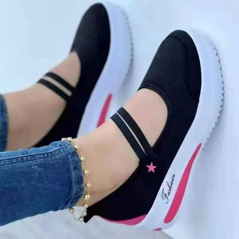 2024 mesh breathable womens tennis shoes canvas shoes womens casual shoes womens sports shoes platform sports shoes hollow shoes Y241007
