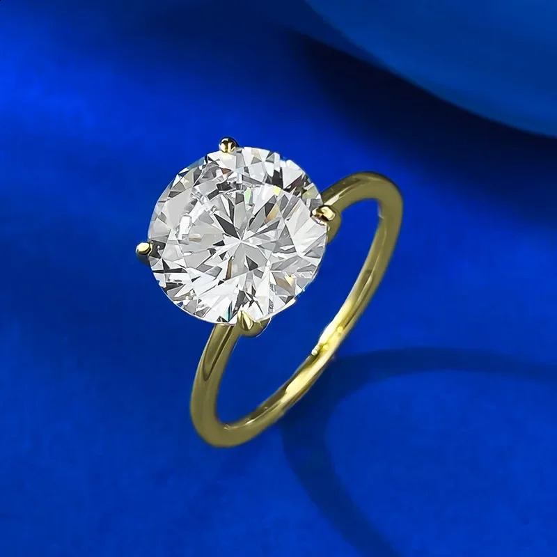 Card Lab Diamond Ring 100% genuine 925 sterling silver party wedding ring 241007