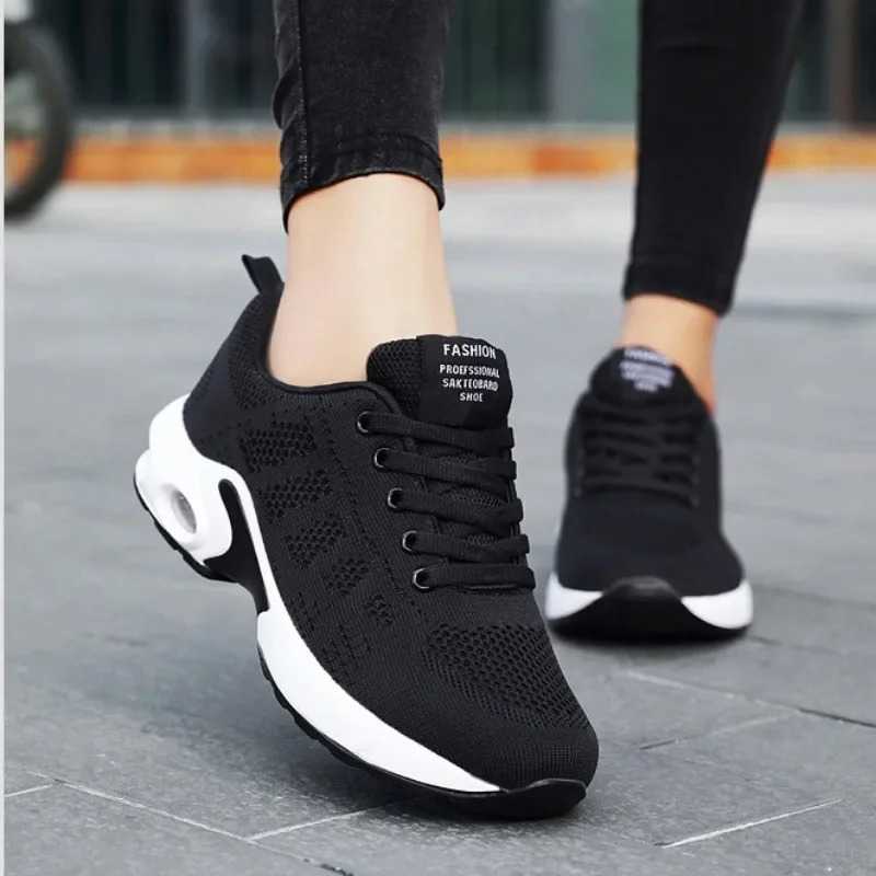 2024 Womens Shoe Network Womens Vulcanized Shoes Breathable Womens Sports Shoes Mixed Color Lace Outdoor Womens Breathable Sports Shoes Y241007