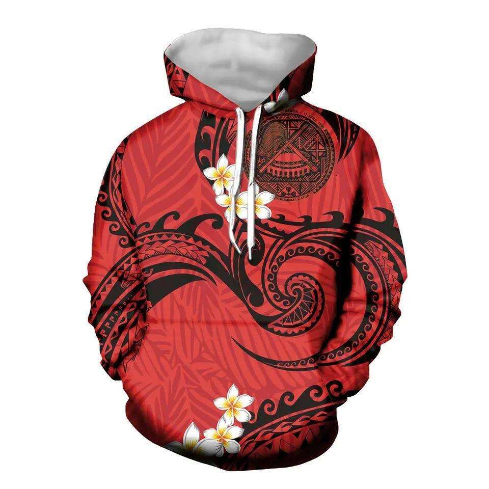 shanshi men hoodies designers 2024 color street 3D printed fashionable men's hoodie with hat outside