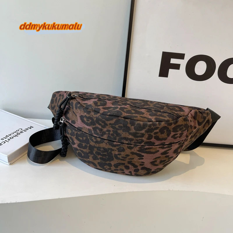 2024 Hot Selling Women's Large Capacity Leopard Pattern Solid Color Zipper Nylon Crossbody Fashion Shoulder Bag H6.29#24 ddmykukumalu ddmykukumal