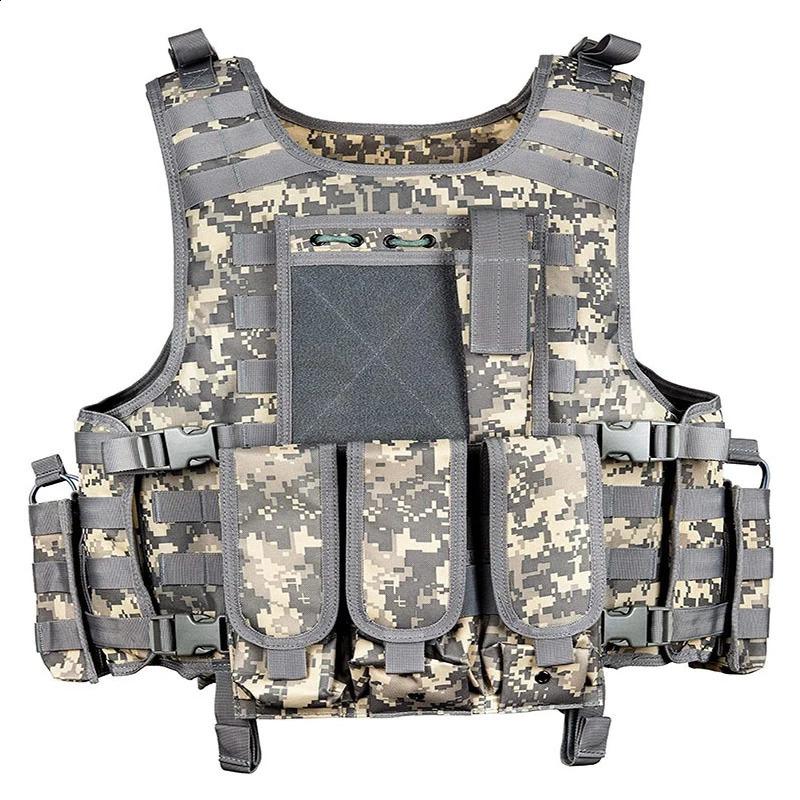 Outdoor tactical hunting mole vest military shooting game body armor training combat protective vest 240930CJ