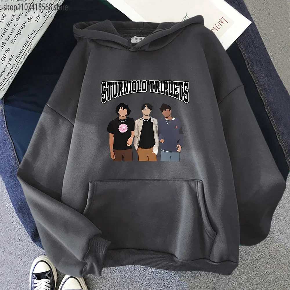Men's Hoodies Sweatshirts rniolo Triplets Group Hoodie Fashion Music Rapper Graphic Sweatshirt Men Clothing High Strt Strtwear Women Y2k Pullover