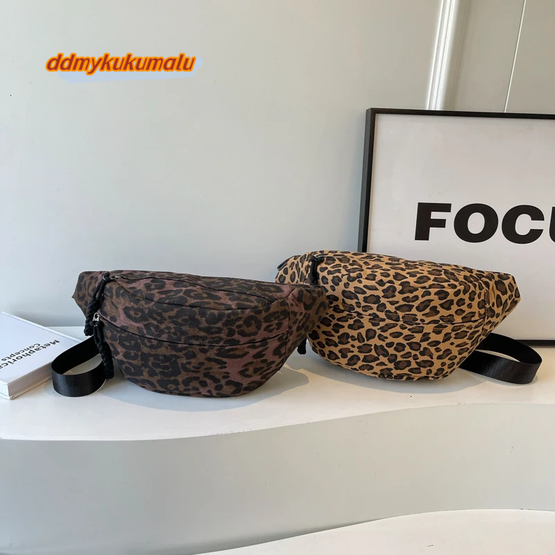 2024 Hot Selling Women's Large Capacity Leopard Pattern Solid Color Zipper Nylon Crossbody Fashion Shoulder Bag H6.29#24 ddmykukumalu ddmykukumal