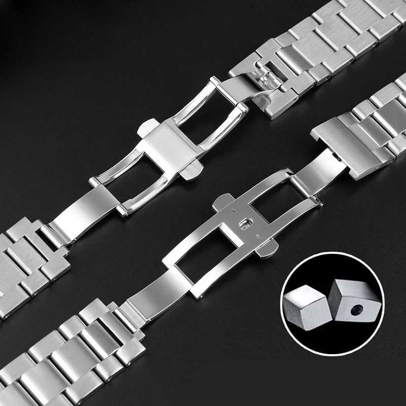 Suitable for Omega Seamaster 150GMT series solid precision steel belt chain GMT stainless steel strap 20mm mens strap free shipping W241007