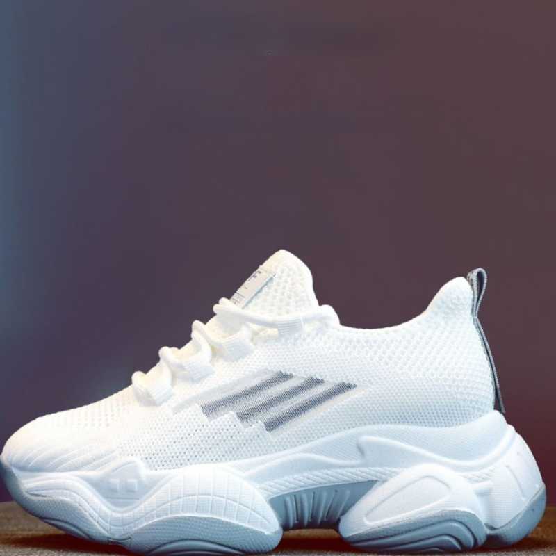 Womens Fashion Sports Shoes 2023 Spring/Summer New Comfortable Running Shoes Womens Platform Tenis Sports Shoes Lightweight Casual Shoes Y241007