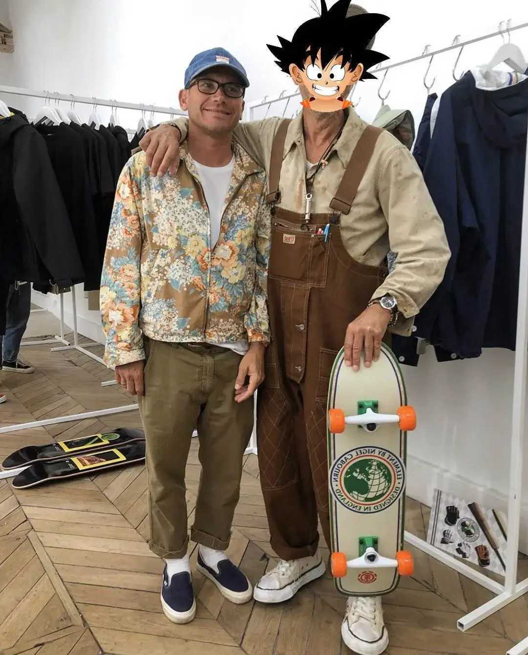 Japanese Style Loose Fit Jumpsuit Cargo Pants Bell Bottoms Dad Pants Ins Popular Same Style Tank For Men Women LX241007