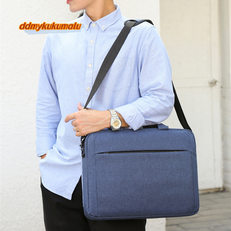 15-inch Computer Oxford Cloth Wear-resistant Large-capacity Laptop Handbag Men And Women Casual Business Shoulder Bag H6.27#24 ddmykukumalu