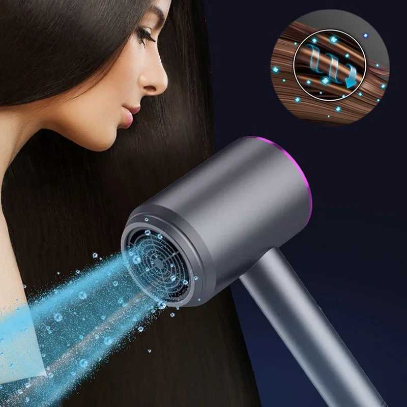 Household Safe Hair Dryer 110V~240V International Voltage Electric Hair Brush Turbocharged High Wind Power Low Noise DryerXJ241021