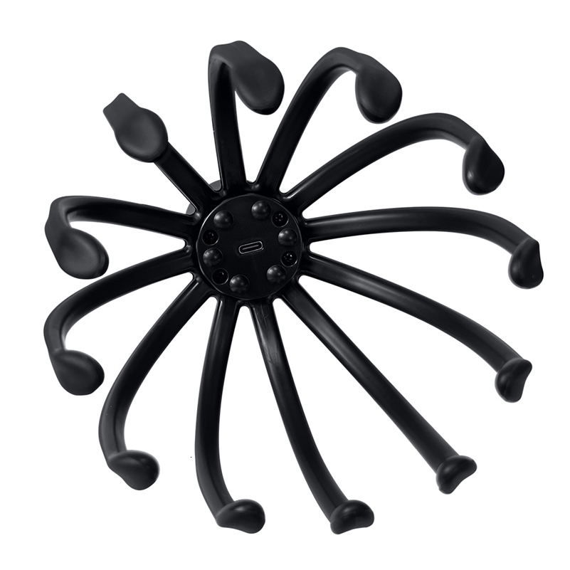 Electric Head Massager with Three Gears 12 TPE Massage Claws Device USB Rechargeable y240911