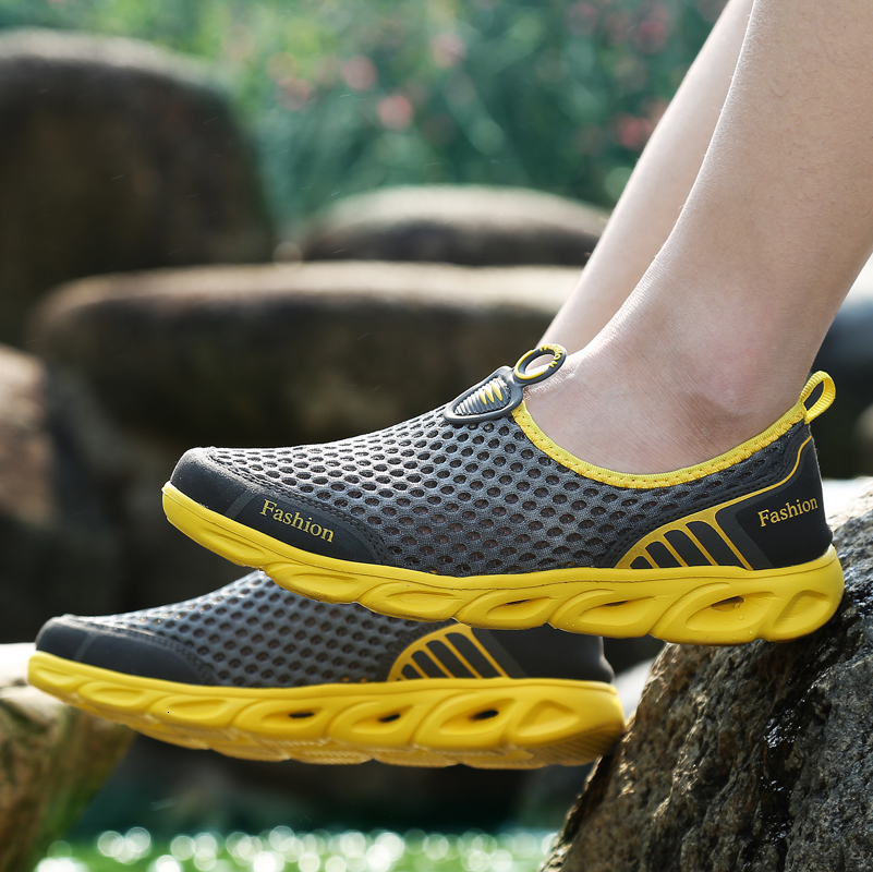 Shoes Aqua 2023 Outdoor Men Breathable Beach Shoes Lightweight Quick-Drying Wading Shoes Sport Water Camping Sneakers Shoes Ddmymonkey