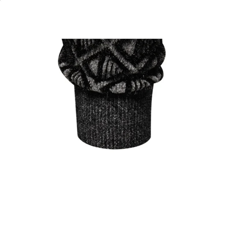2024 Autumn and Winter Knitted Sweater Round Neck Fashionable Printed Warm Slim Fit Pullover Sweaters 240930