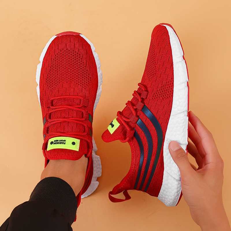 Womens sports shoes comfortable and breathable platform shoes fashionable lace womens casual shoes womens outdoor running sports shoes Y241007