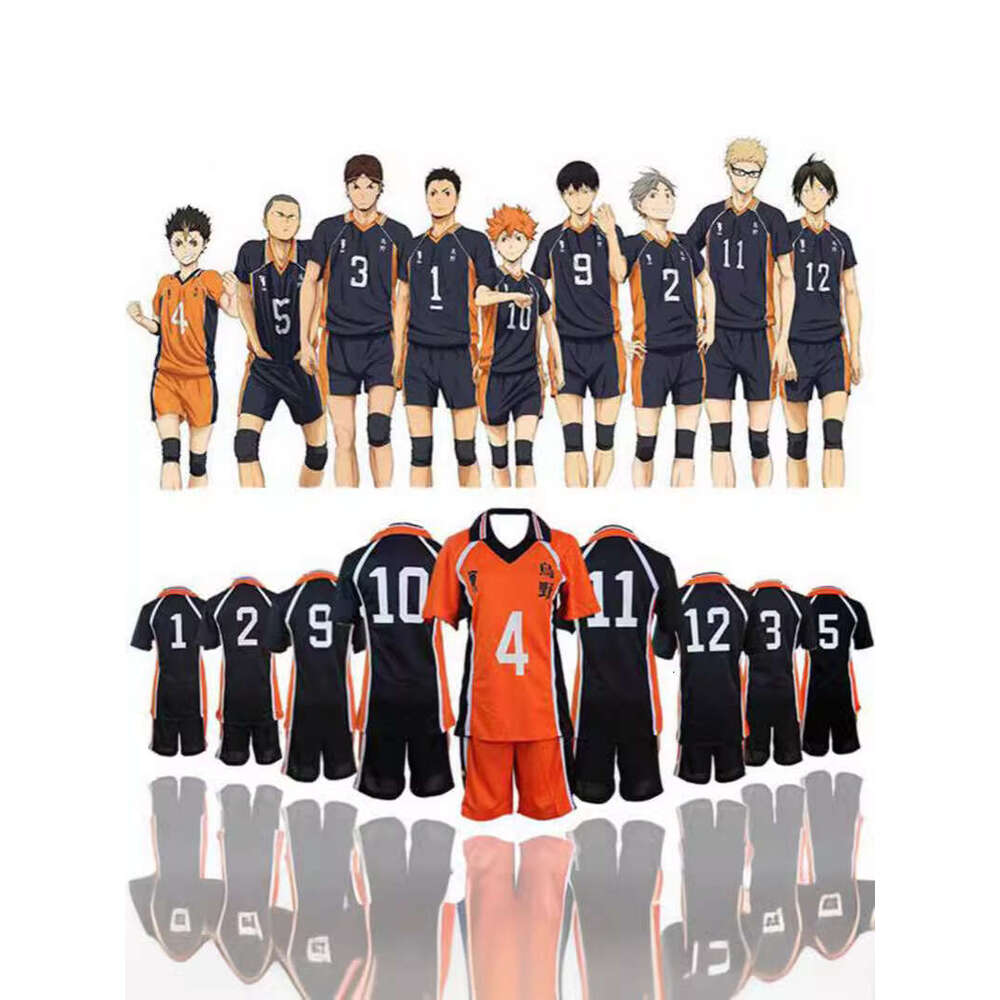 Cos Haikyu Haikyuu Cosplay Costume Karasuno Koukou High School Volleyball Club Hinata Shoyo Kageyama Tobio Sportswear Jerseys