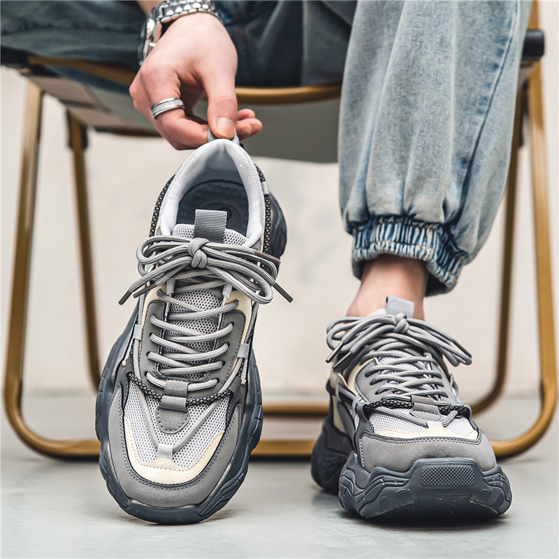 2024 Men's New Wear resistant and Durable Thick soled Versatile Casual Shoes