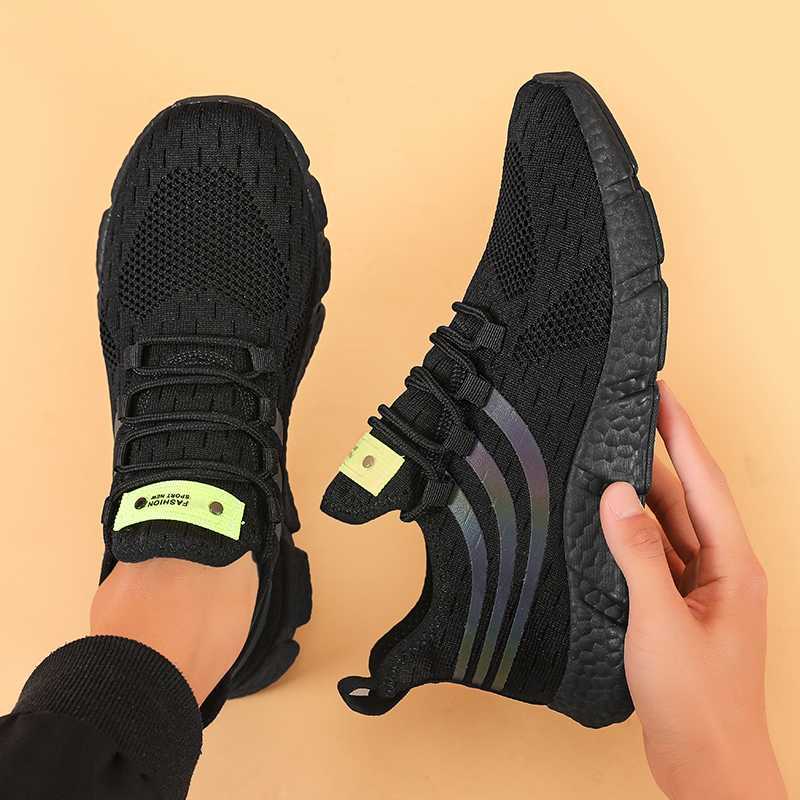 Womens sports shoes comfortable and breathable platform shoes fashionable lace womens casual shoes womens outdoor running sports shoes Y241007