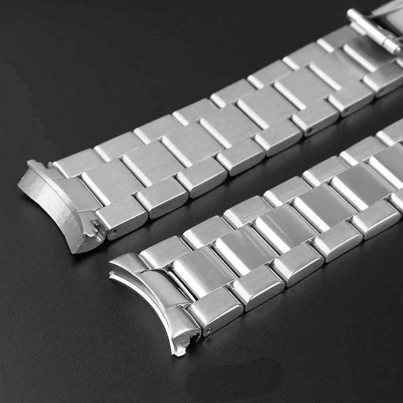 Suitable for Omega Seamaster 150GMT series solid precision steel belt chain GMT stainless steel strap 20mm mens strap free shipping W241007