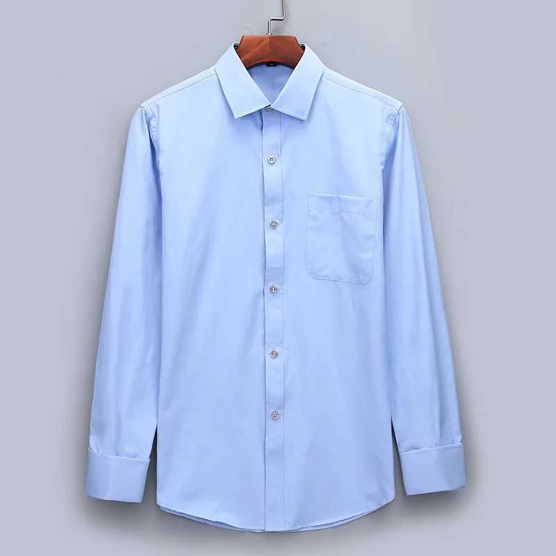 S-6XL mens wedding dress mens tailcoat dress French cufflinks formal mens long sleeved shirt ultra-thin suitable for French cufflinks shirt X2410071
