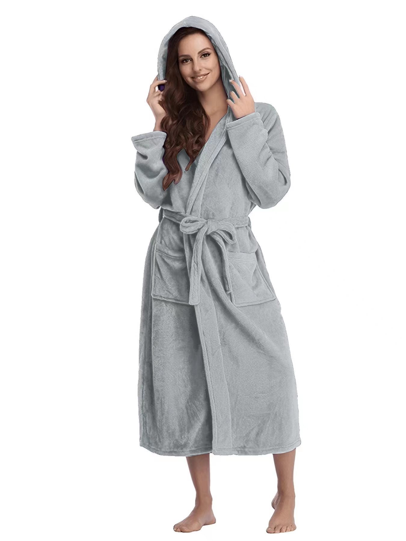Designer 2024 Women's Fashion Leisure Home Bathrobe Sleeping Robe