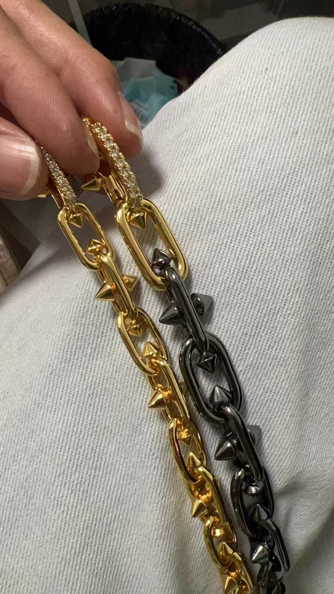 new luxury gold balck Chain womens pendant 50cm designer necklace set jewelry bracelet necklaces Engagement set for women girls wife Couple Wedding Party gifts cool