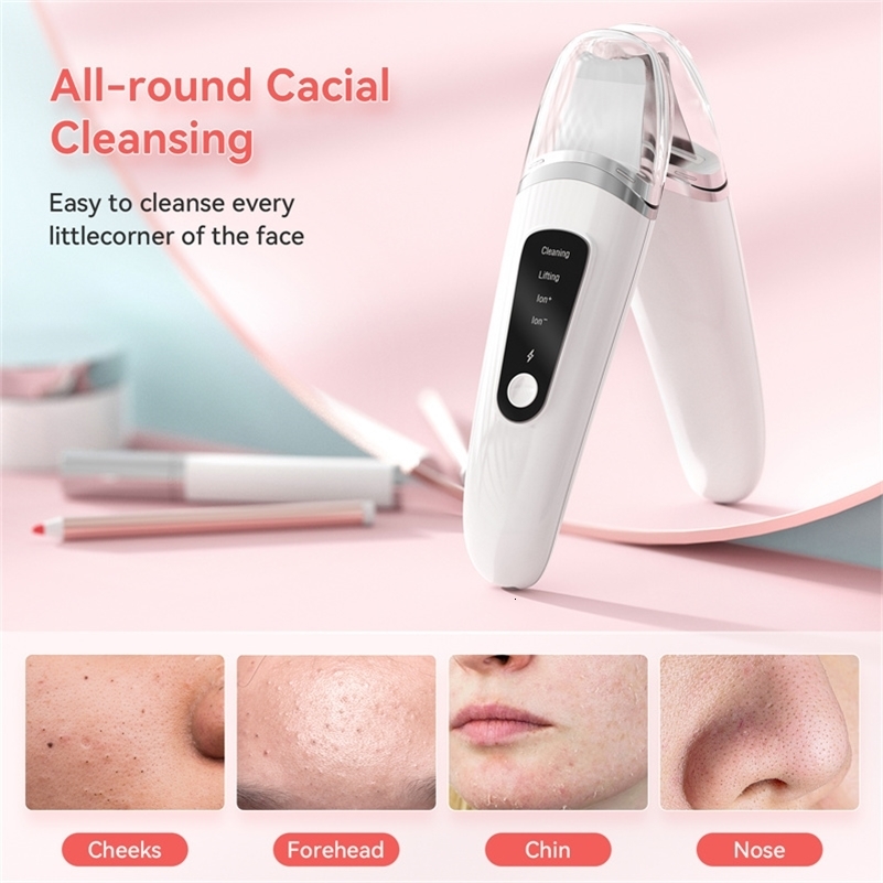 Ultrasonic Skin Scrubber Face Spatula Exfoliator Scraper and Blackhead Remover Pore Cleaner Deep Cleansing y240911