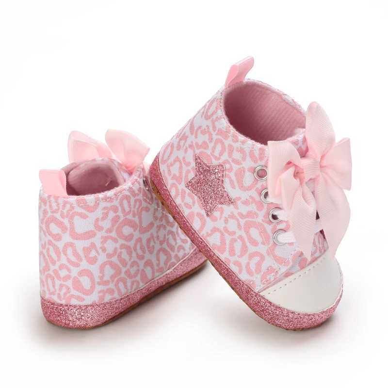 Warren Sina Newborn Boy Girl Shoes First Walker Baby Shoes Soft Non Slip Sole Lovely Bow Casual Canvas Children Shoes X250129