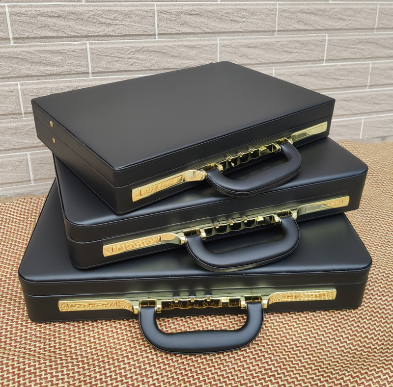 Handheld Official Document Password Box Suitcase Business Password Box Multi functional Computer Portable Storage