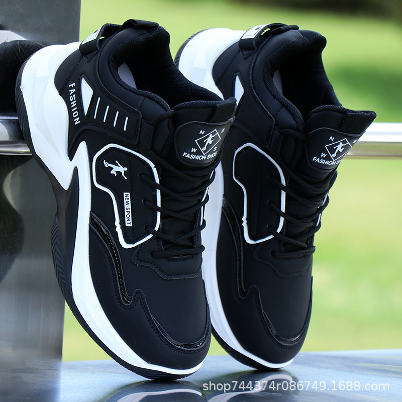 Designer Basketball Spring and Autumn New Multi functional Leather Surface Waterproof Student High Top Sports Fashion Soft Bottom Running Shoes