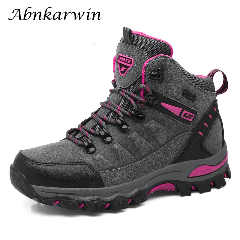 Women Trekking Winter Ankle Outdoor Boots Hiking Shoes Woman Mountain Climbing Treking Sneakers Wandelschoenen Botas Mujer Ddmymonkey