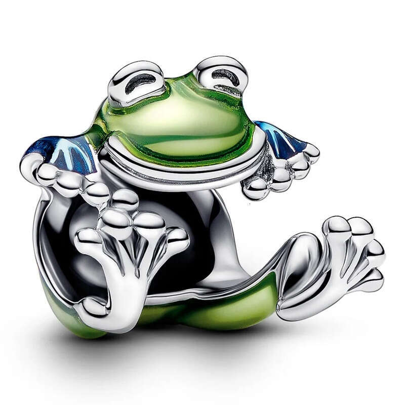 S925 New Handwritten Love Forever & Always Infinity Frog Monstera Leaves Charm 925 Sterling Silver Beads Fit Bracelet DIY Jewelry For Women