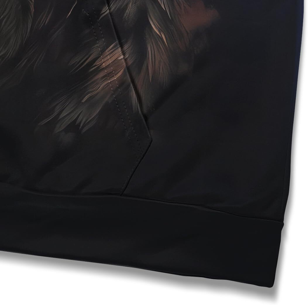 Hoodie for Mens Womens Novelty Bear Graphic Hoodie Cool Animal Print Hoodies Sweatshirt Pullover for Men Women Graphic Hoodies sweatshirt