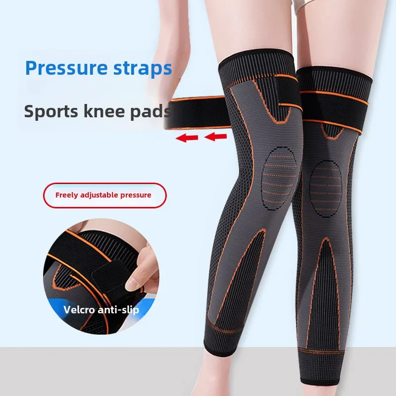 Men's & Women's Self-Heating Mugwort Knee Straps - Extended Leg Protection with Warmth Therapy