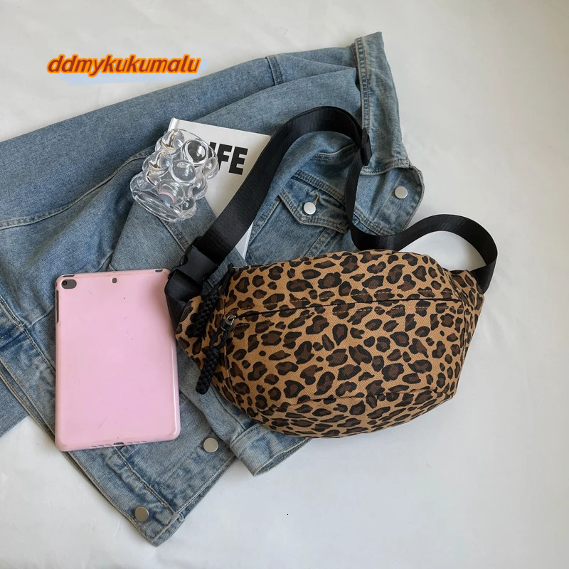 2024 Hot Selling Women's Large Capacity Leopard Pattern Solid Color Zipper Nylon Crossbody Fashion Shoulder Bag H6.29#24 ddmykukumalu ddmykukumal
