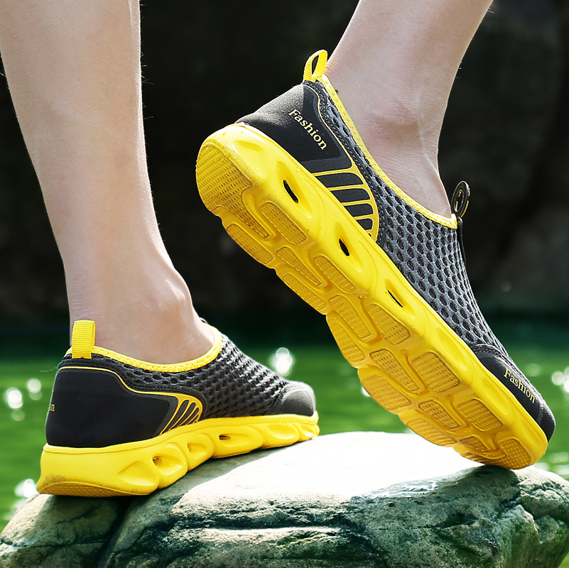 Shoes Aqua 2023 Outdoor Men Breathable Beach Shoes Lightweight Quick-Drying Wading Shoes Sport Water Camping Sneakers Shoes Ddmymonkey