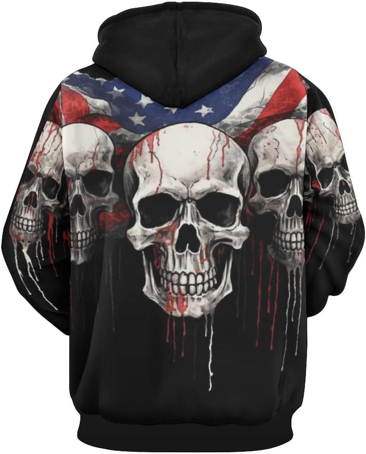 Hoodie for Mens Womens Unisex Novelty Tie Dye Skull Hoodie 3D Printed Hooded Hippy Funny Pullover Sweatshirt Men Graphic Hoodies sweatshirt