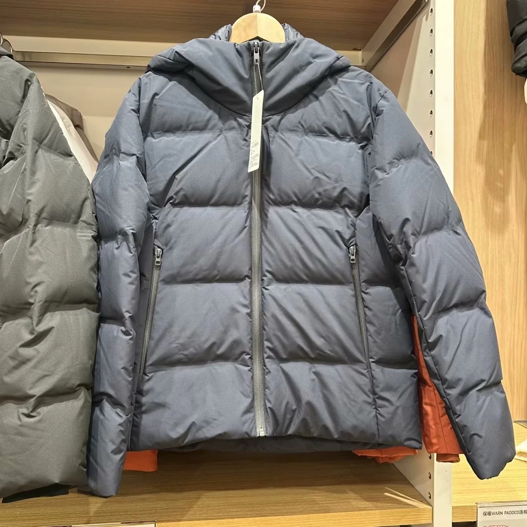 down coat yujia seamless down men's hooded jacket (down jacket 2024 autumn/winter new) 459624