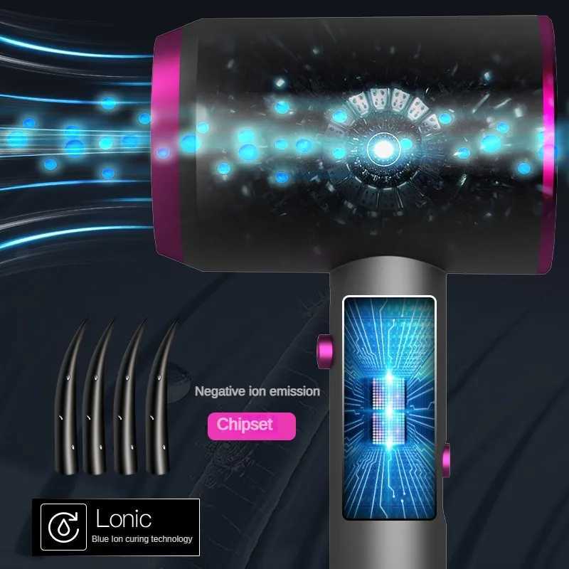 1250W Hot Cold Wind Hair Dryer DOYSON Style Hair Dryer ProfessionalBlow Dryer Suitable for Home SalonBlue Light Quick HairdryerXJ241021
