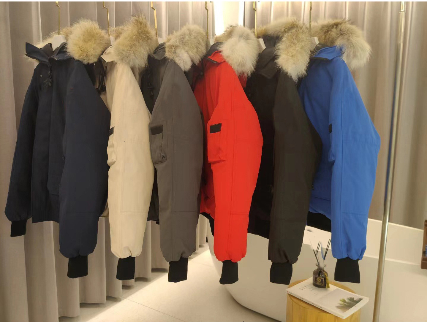 down coat plus size goose down jacket 01 canadian style men's and women's short cold jacket pilot jacket