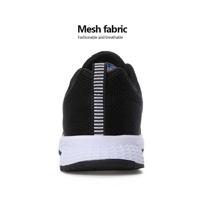Womens casual sports shoes breathable walking lace flat shoes womens sports running outdoor breathable Tenis Feminino Y241007