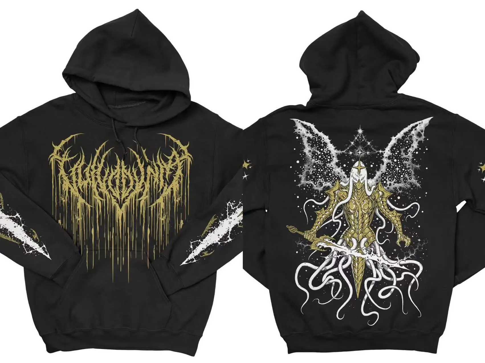 Men's Hoodies Sweatshirts Vulvodynia Cruel Death Heavy Metal Hoodie Sweatshirt Mens/Womens Hip Hop Top Harajuku Punk Rock Automatic Attack H241004