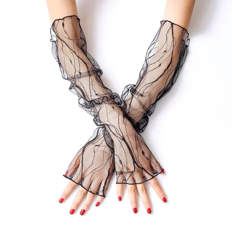 New sexy sleeve sunscreen summer lace ice sleeve anti-ultraviolet driving cycling fashion breathable arm cover