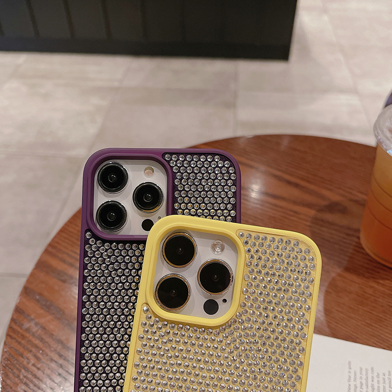 Phone Glitter For iPhone 16 Pro Max 14 13 12 11 15 Plus Phonecase Designer Bg Sparkg Rhie Dia Jewelled Crystal Case dhgate