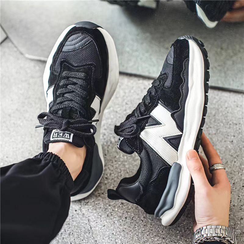 Men's Casual Wear-Resistant Non-slip Breathable Fashion Comfortable Outdoor Platform Round Toe Shoes Spring Autumn Main Ddmymarket