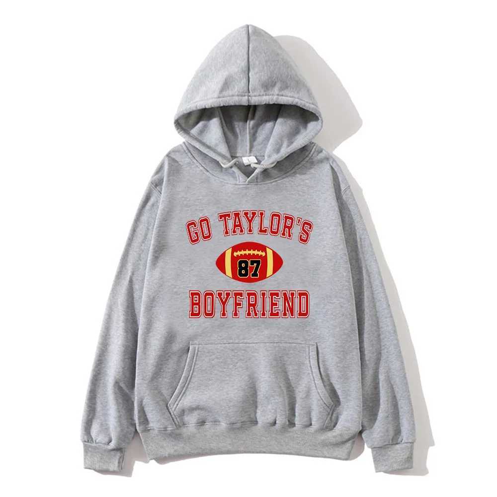 Men's Hoodies Sweatshirts Go Taylors Boyfriend Hoodie for Autumn/Winter Fashion Hooded Moletom Long Slve Flce Clothes 87 Football Ropa Hombre Hoo